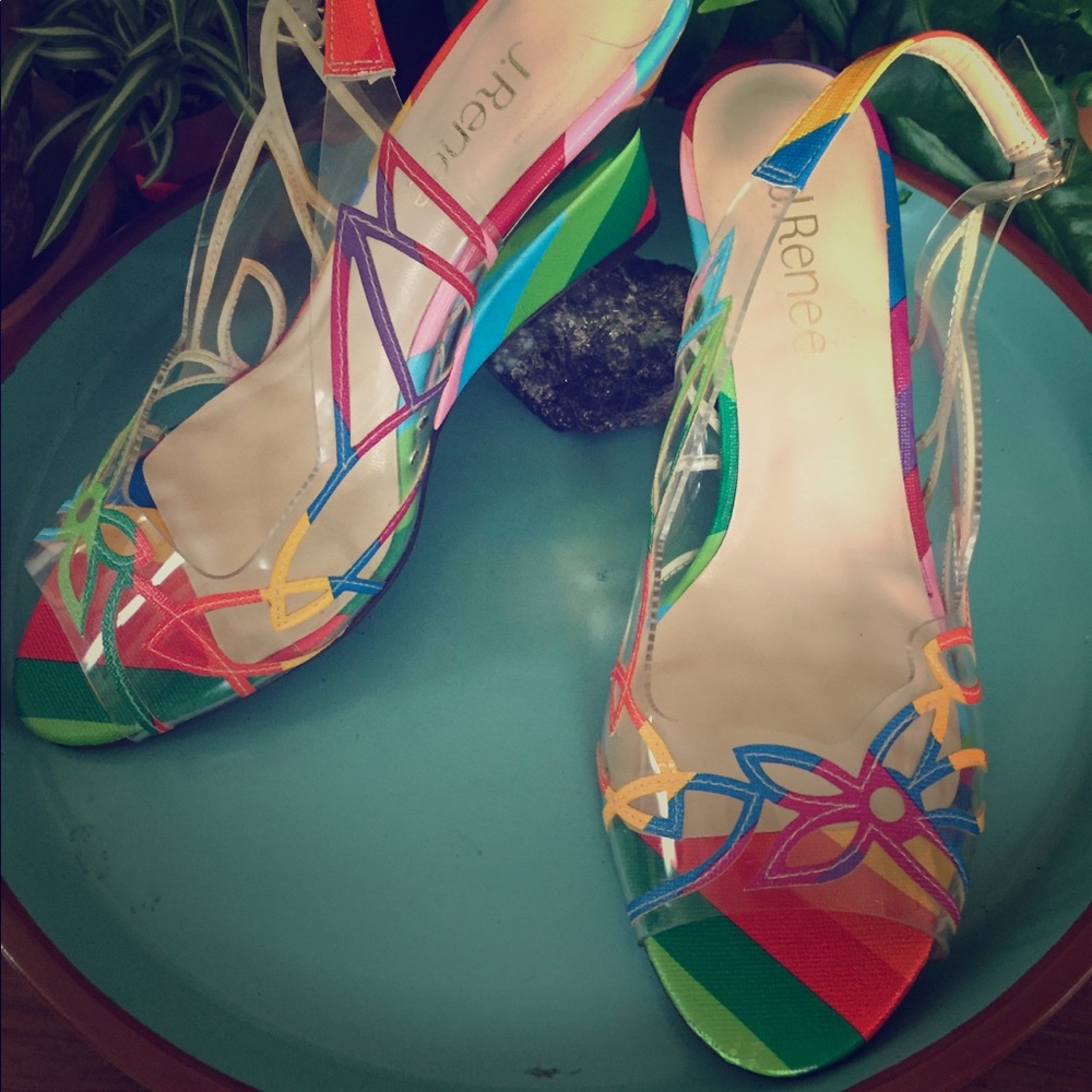 Festive Rainbow Heels